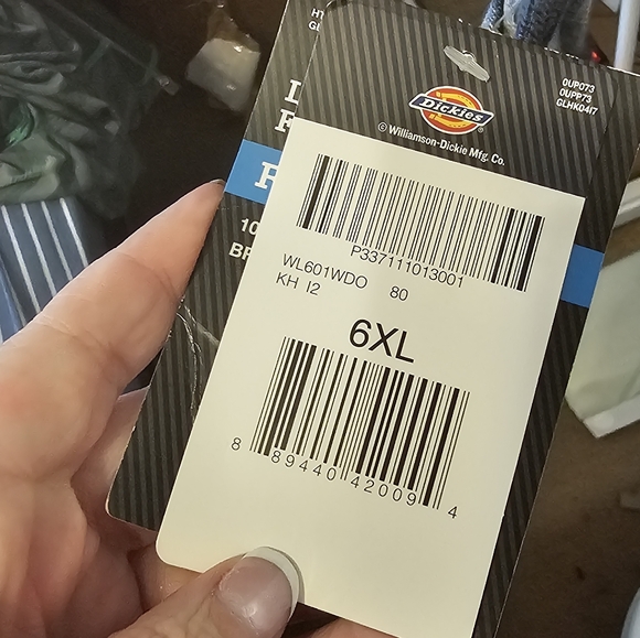 NWT Dickies Blue Lightweight Shirt Jacket 6xl - Picture 6 of 6